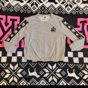JUICY COUTURE LONG SLEEVE CROP TOP